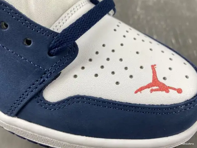 Cheap TBK Midnight SB CJ7891-400 Jordan 1 Low Navy 0406
